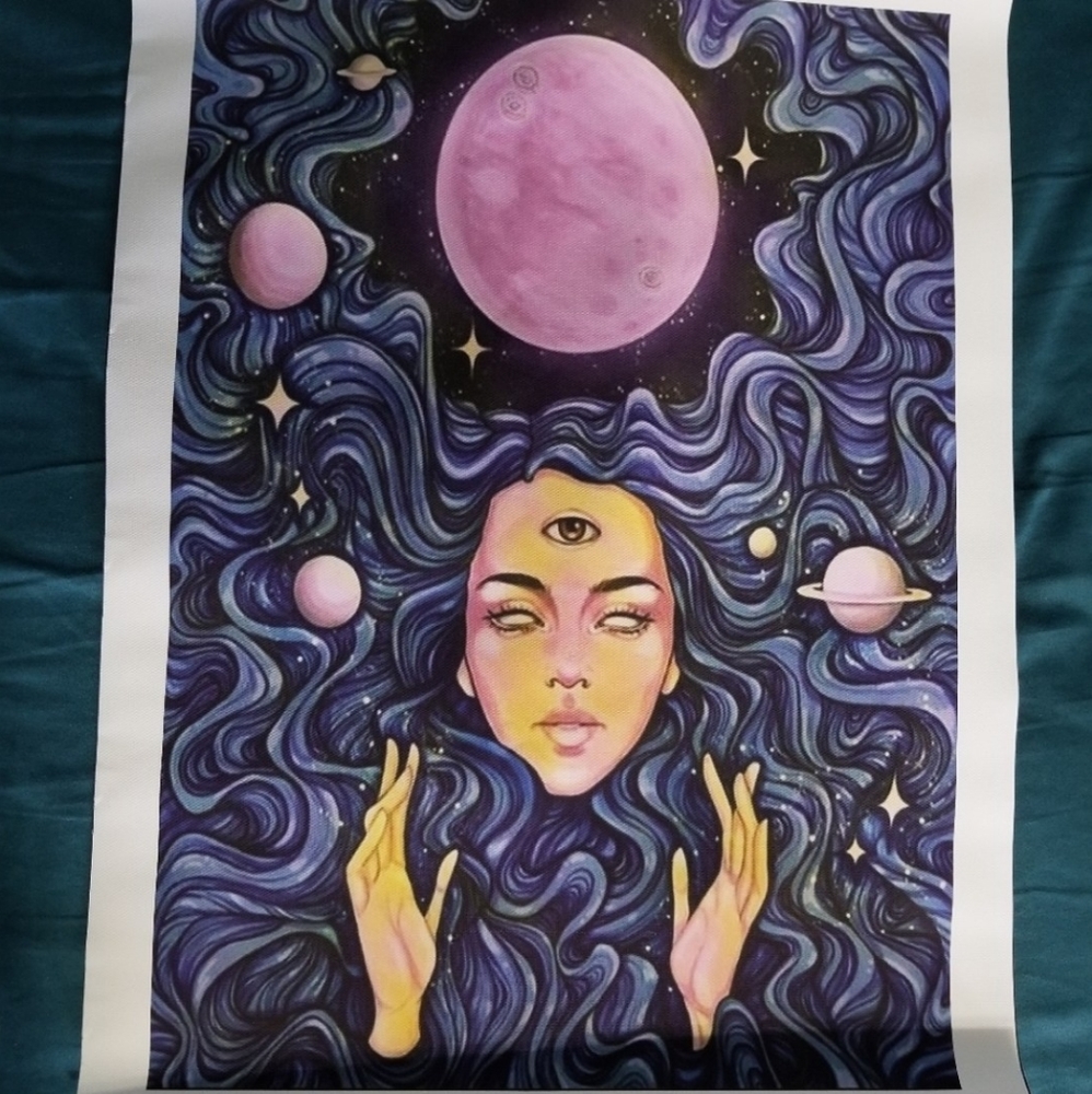 Galaxy Art Canvas Print - Picture 3 of 6